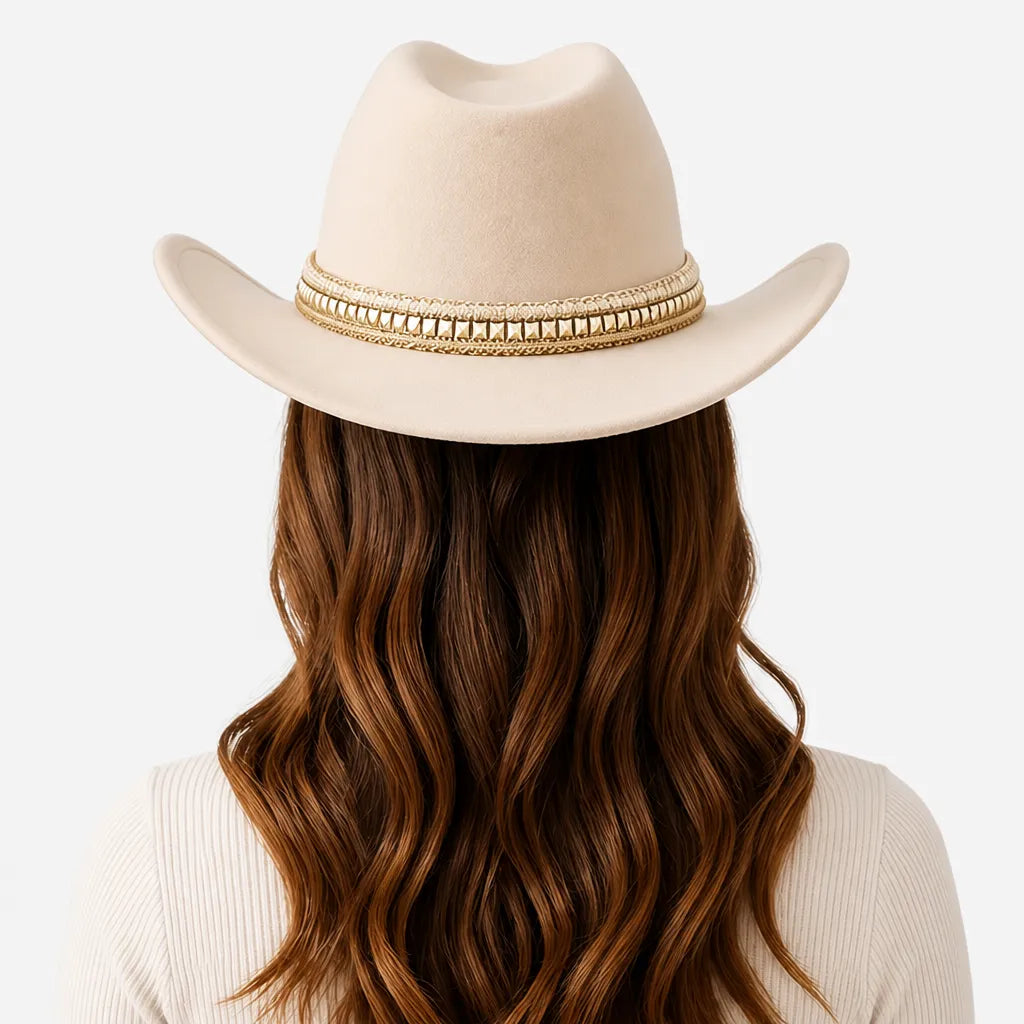 Chapeau Equitation Western - Feutre Coeur Homme et Femme