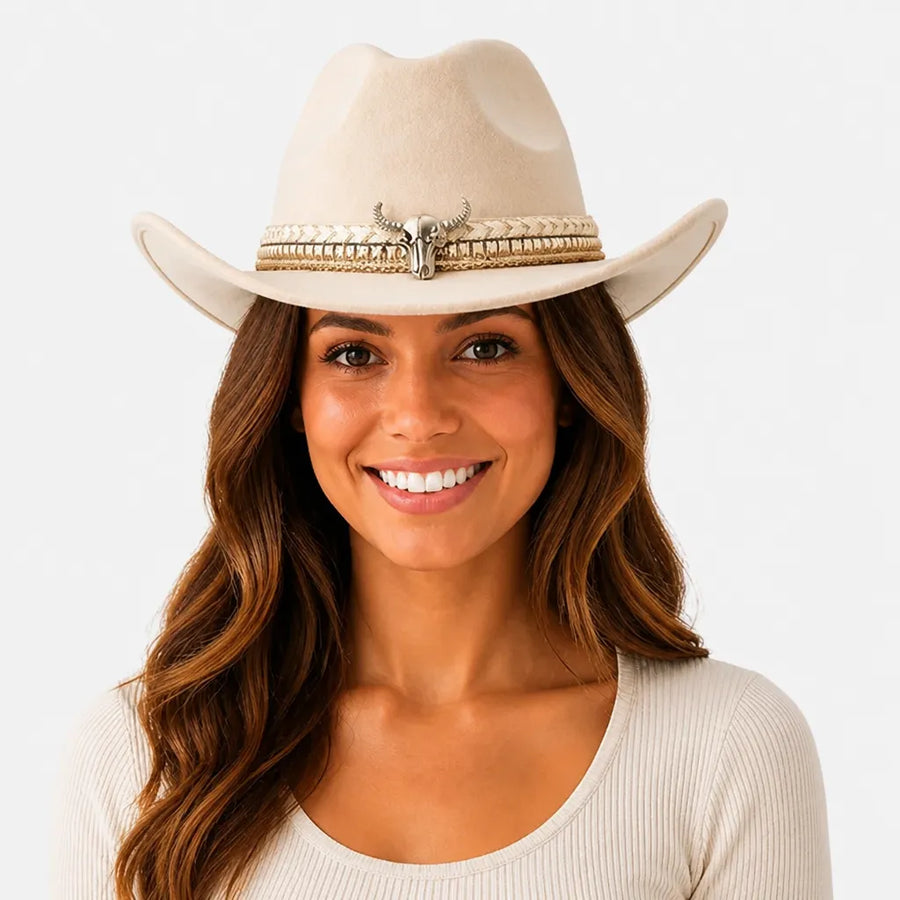 Chapeau Equitation Western - Feutre Coeur Homme et Femme