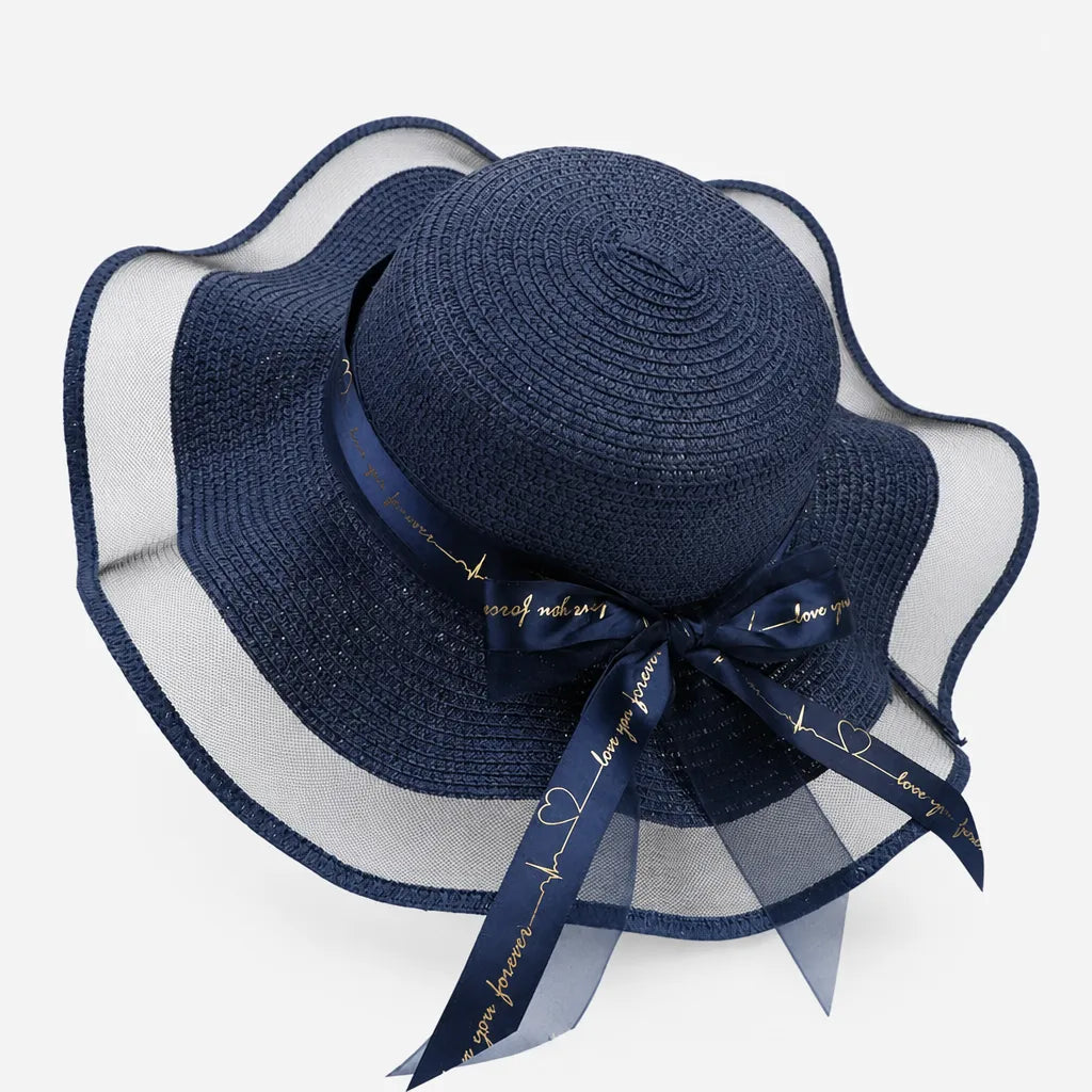 Chapeau de Paille Femme Plage - Floppy Floral Panama