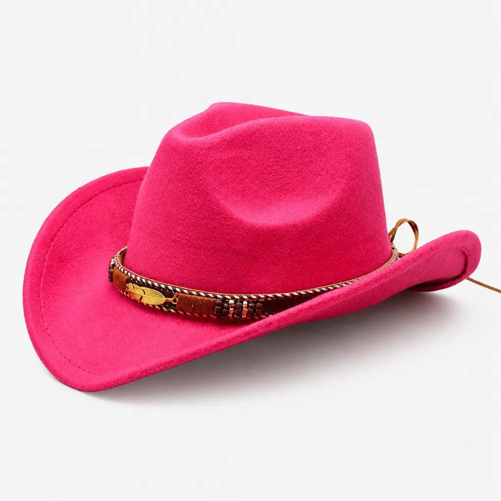 Chapeau Fedora Feutre Homme - Trilby Jazz avec Ceinture