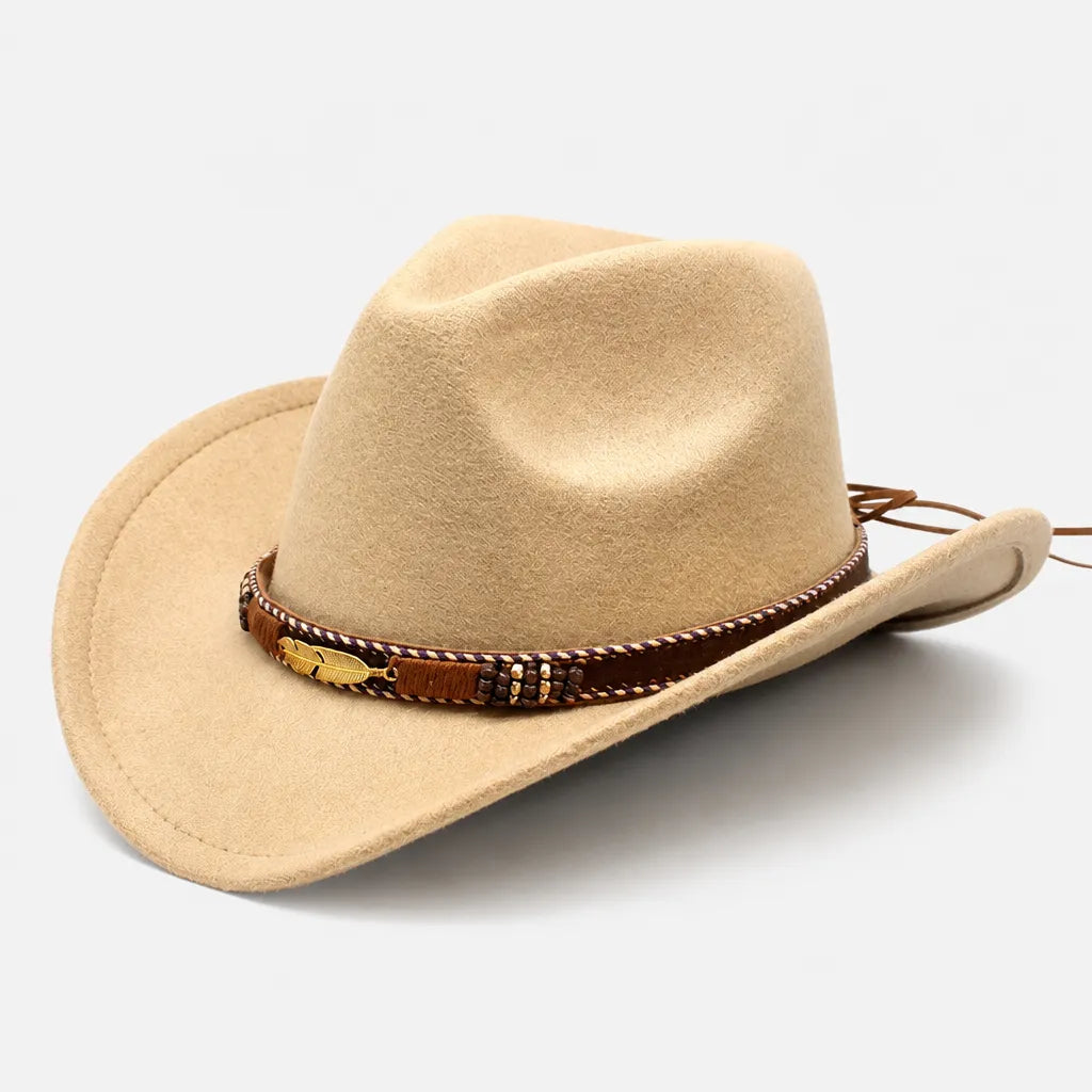 Chapeau Fedora Feutre Homme - Trilby Jazz avec Ceinture