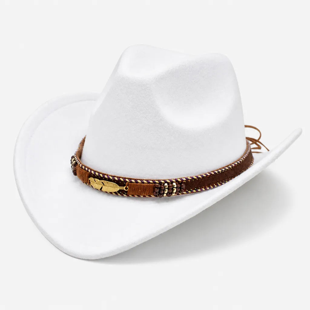 Chapeau Fedora Feutre Homme - Trilby Jazz avec Ceinture