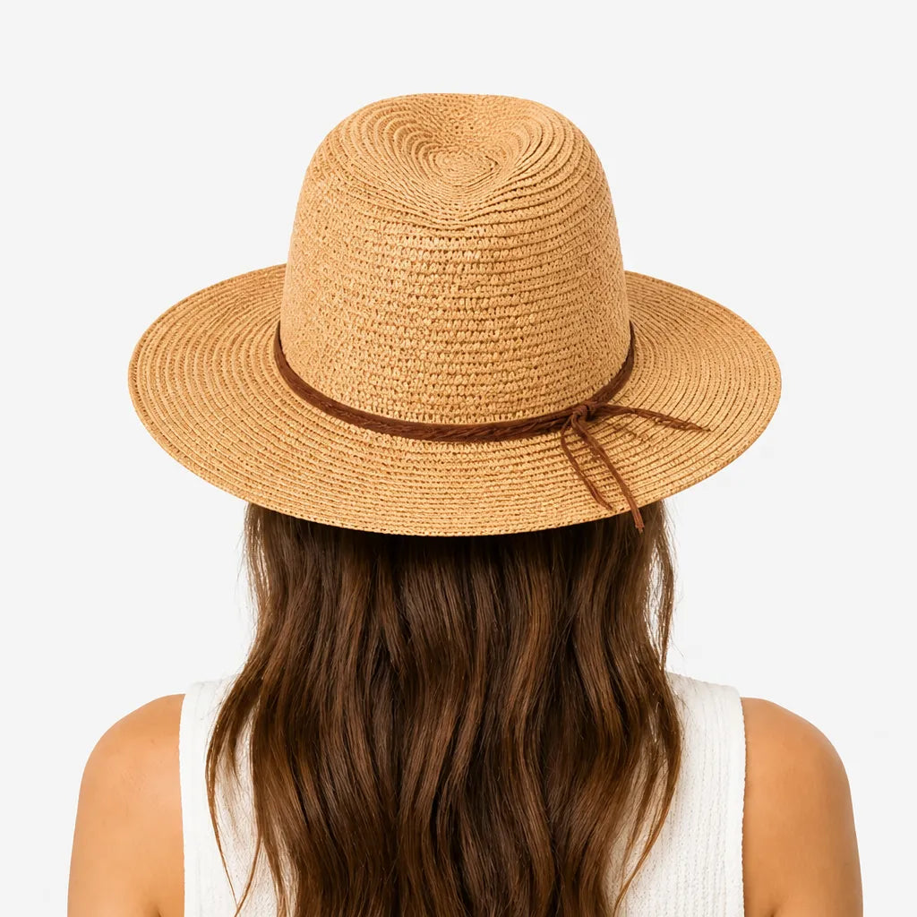 Chapeau Panama Pliable - Souple Anti-UV pour Voyage