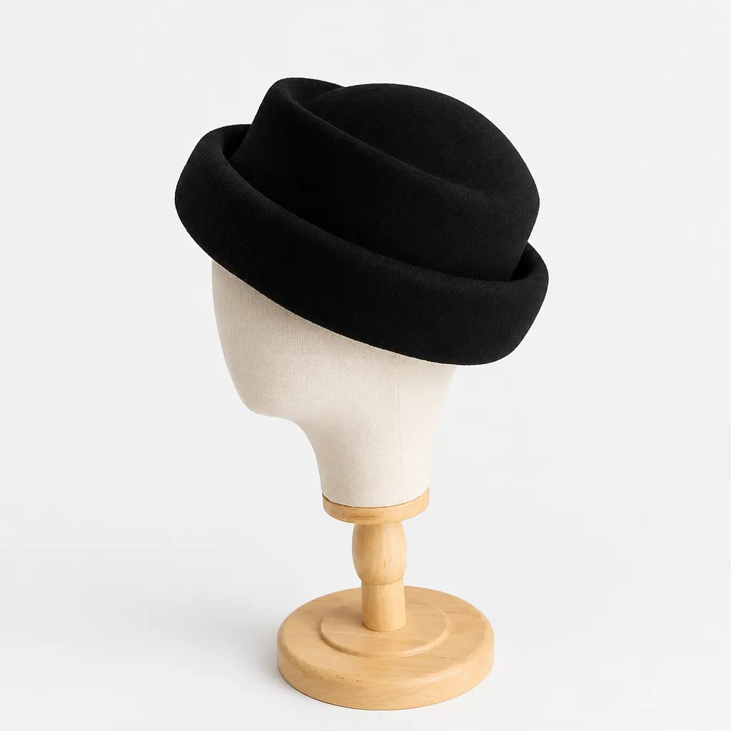Chapeau Femme Mariage Chic - Laine Beret Fedora Elegant