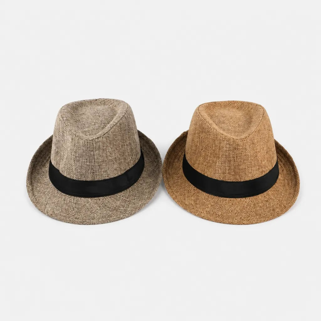 Chapeau Trilby Homme - Leger et Respirant Style Jazz Anglais