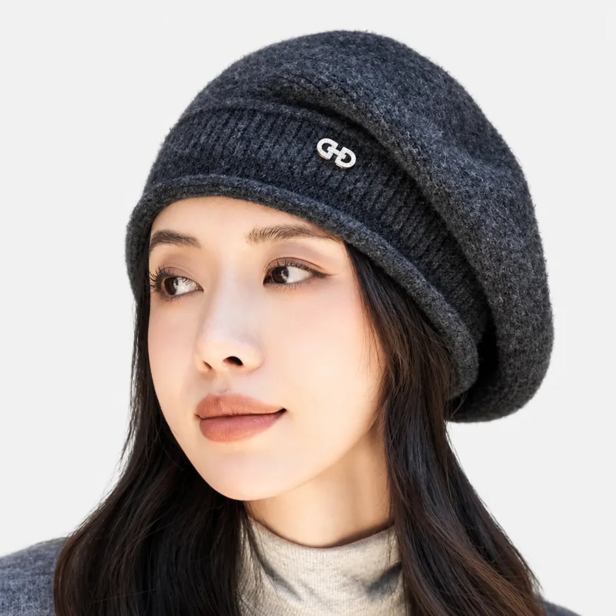 Beret Femme Tricot - Doux et Extensible pour Hiver