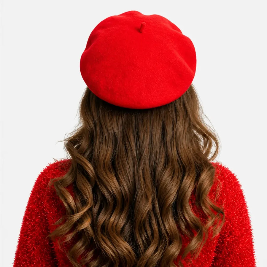 Beret Peintre - en Laine, Classique pour Homme et Femme