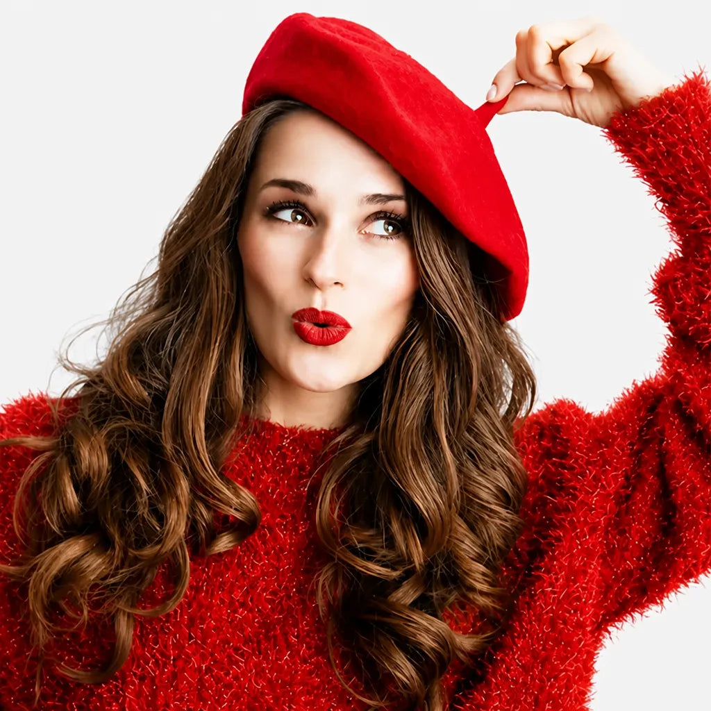 Beret Peintre - en Laine, Classique pour Homme et Femme
