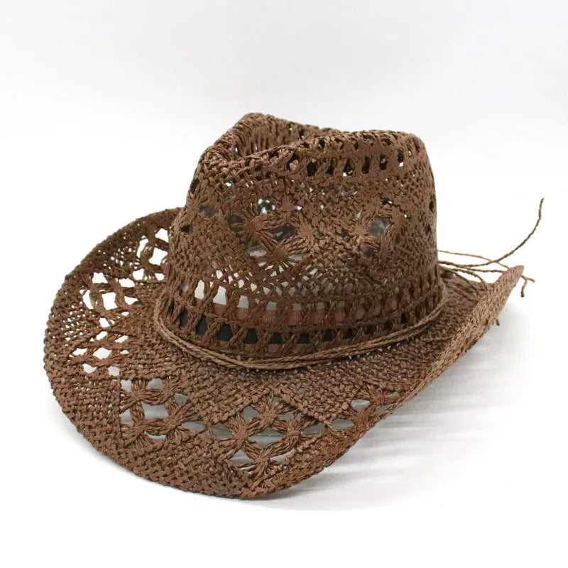 Chapeaux Western Femme - Pliable et Ajoure pour les Vacances