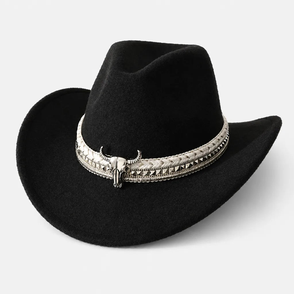 Chapeau Equitation Western - Feutre Coeur Homme et Femme