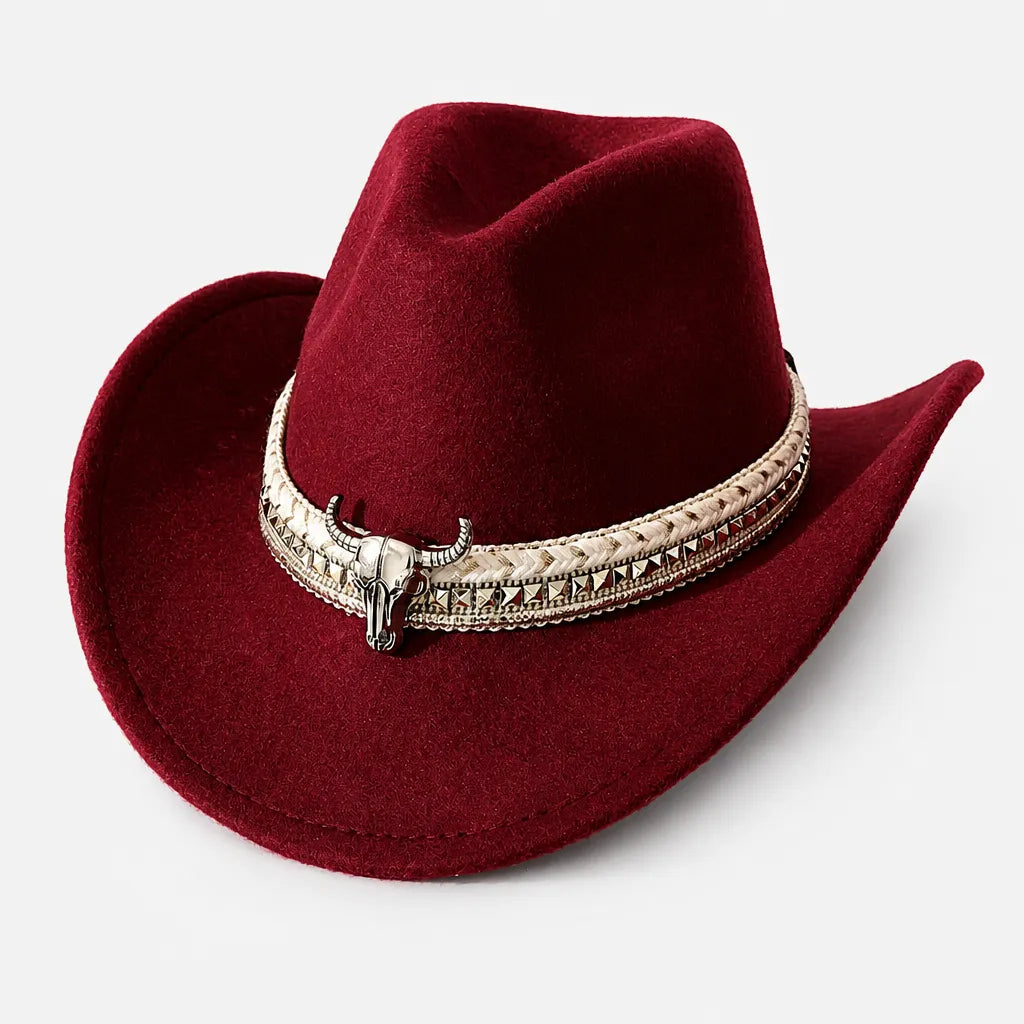 Chapeau Equitation Western - Feutre Coeur Homme et Femme