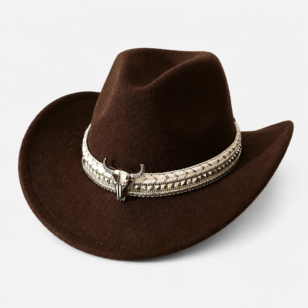Chapeau Equitation Western - Feutre Coeur Homme et Femme
