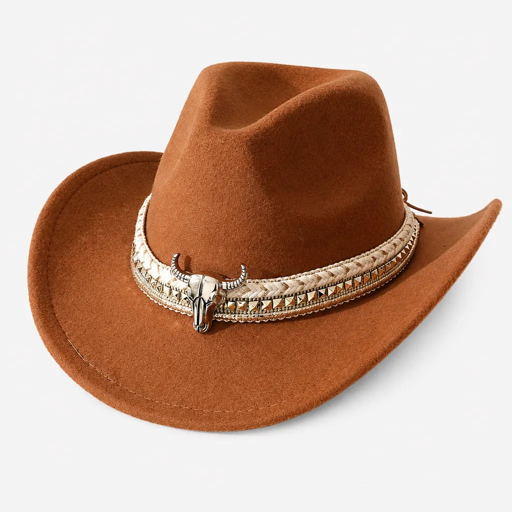 Chapeau Equitation Western - Feutre Coeur Homme et Femme