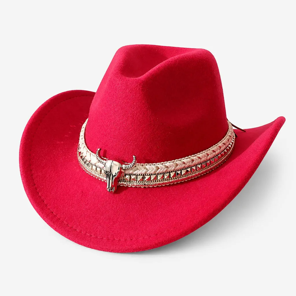 Chapeau Equitation Western - Feutre Coeur Homme et Femme