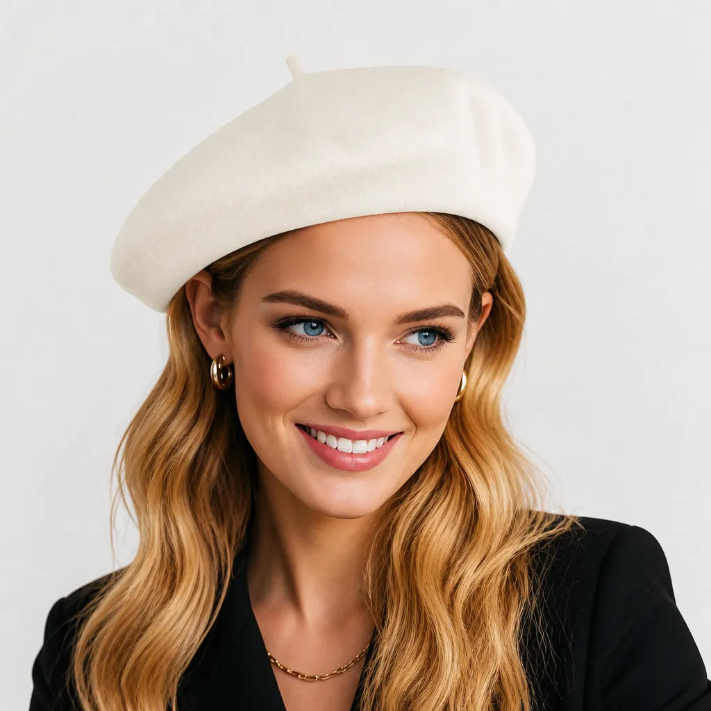 Beret Peintre - en Laine, Classique pour Homme et Femme