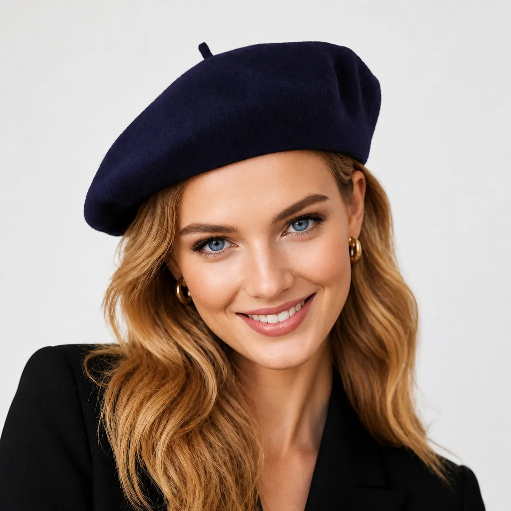 Beret Peintre - en Laine, Classique pour Homme et Femme