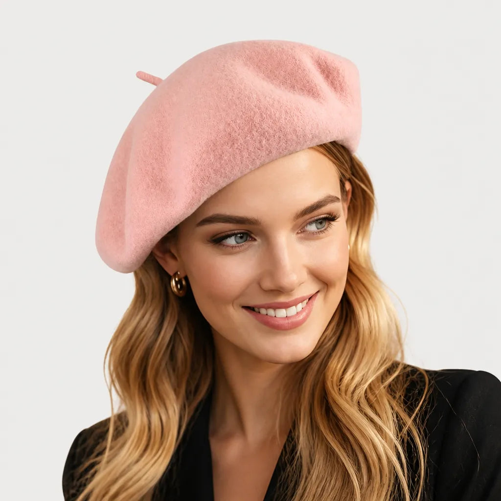 Beret Peintre - en Laine, Classique pour Homme et Femme