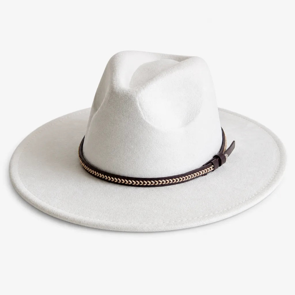 Chapeau Daim Homme - Vegan Large Bord Style Jazz