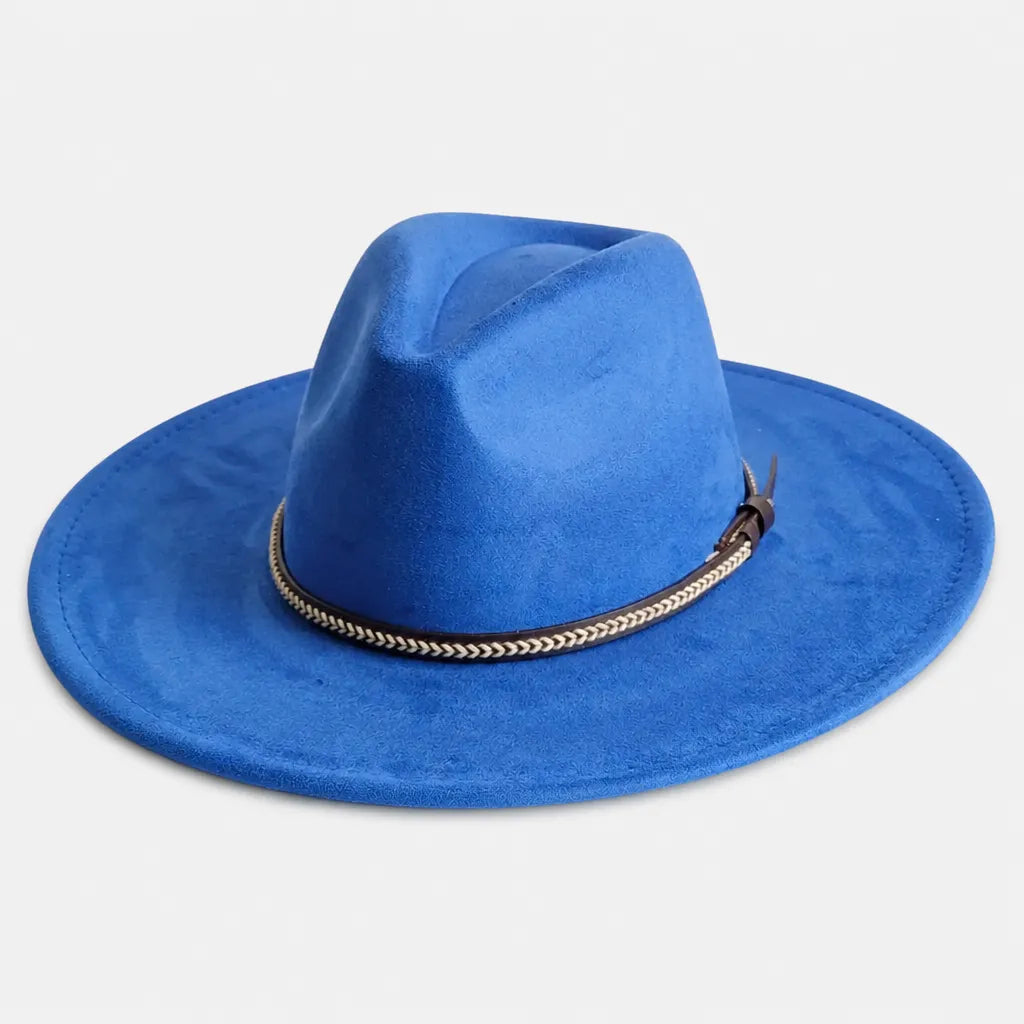 Chapeau Daim Homme - Vegan Large Bord Style Jazz
