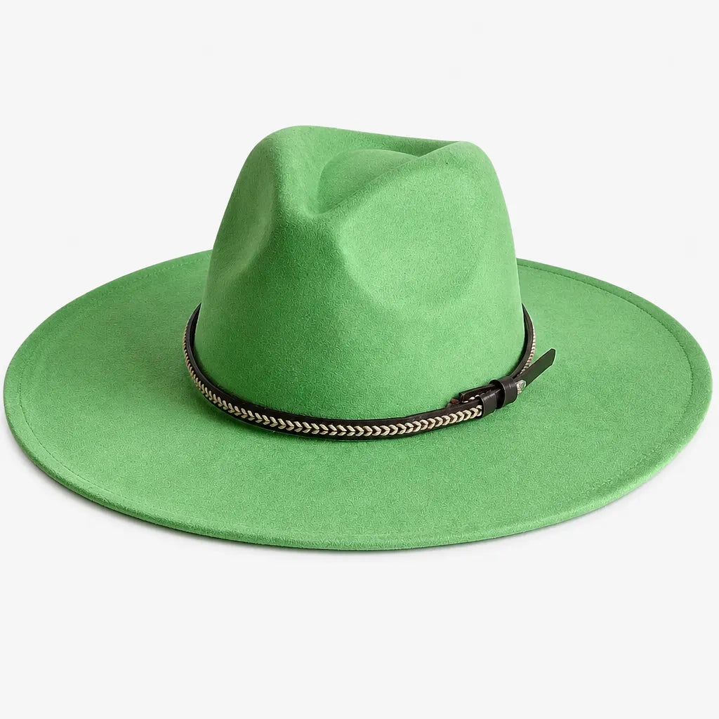 Chapeau Daim Homme - Vegan Large Bord Style Jazz