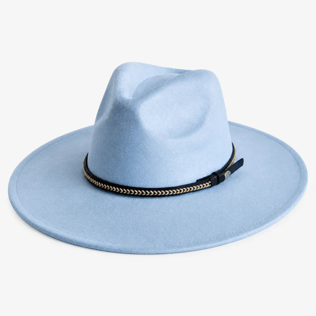 Chapeau Daim Homme - Vegan Large Bord Style Jazz