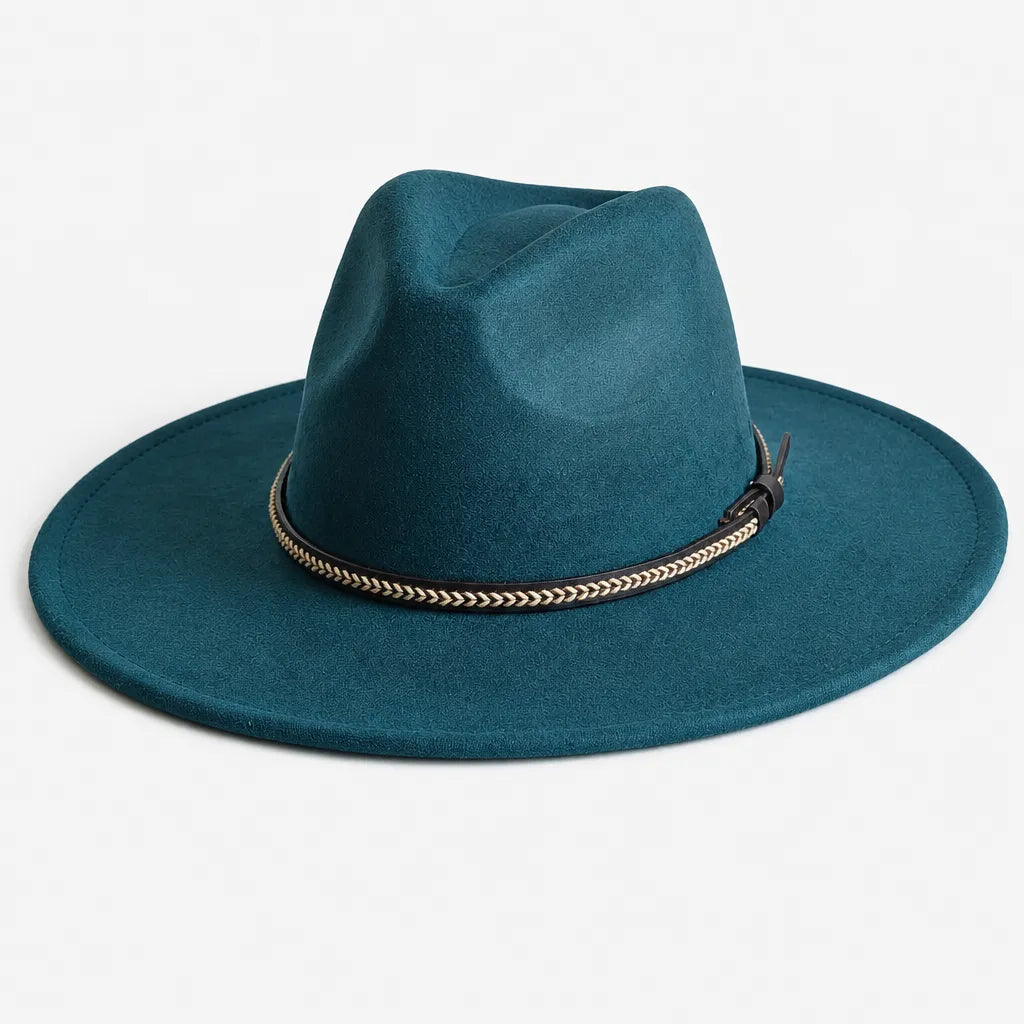Chapeau Daim Homme - Vegan Large Bord Style Jazz
