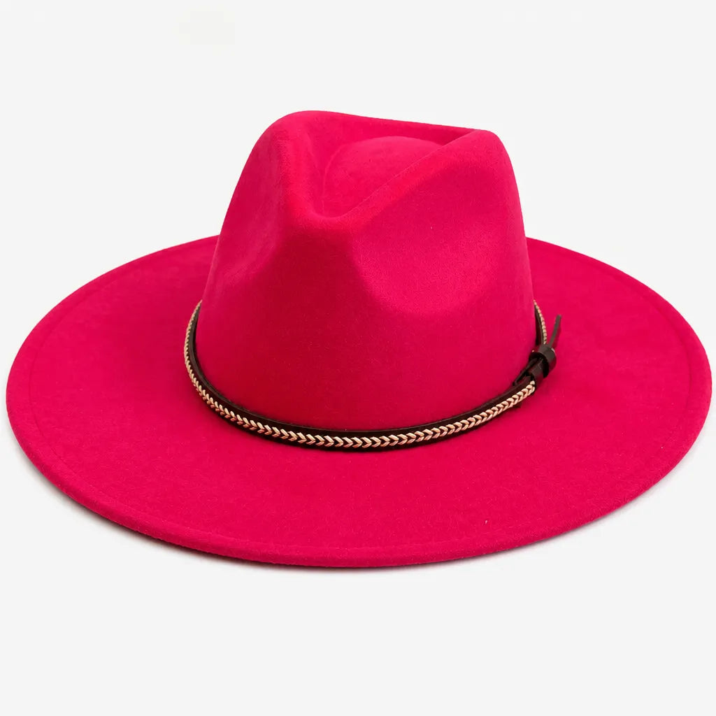 Chapeau Daim Homme - Vegan Large Bord Style Jazz