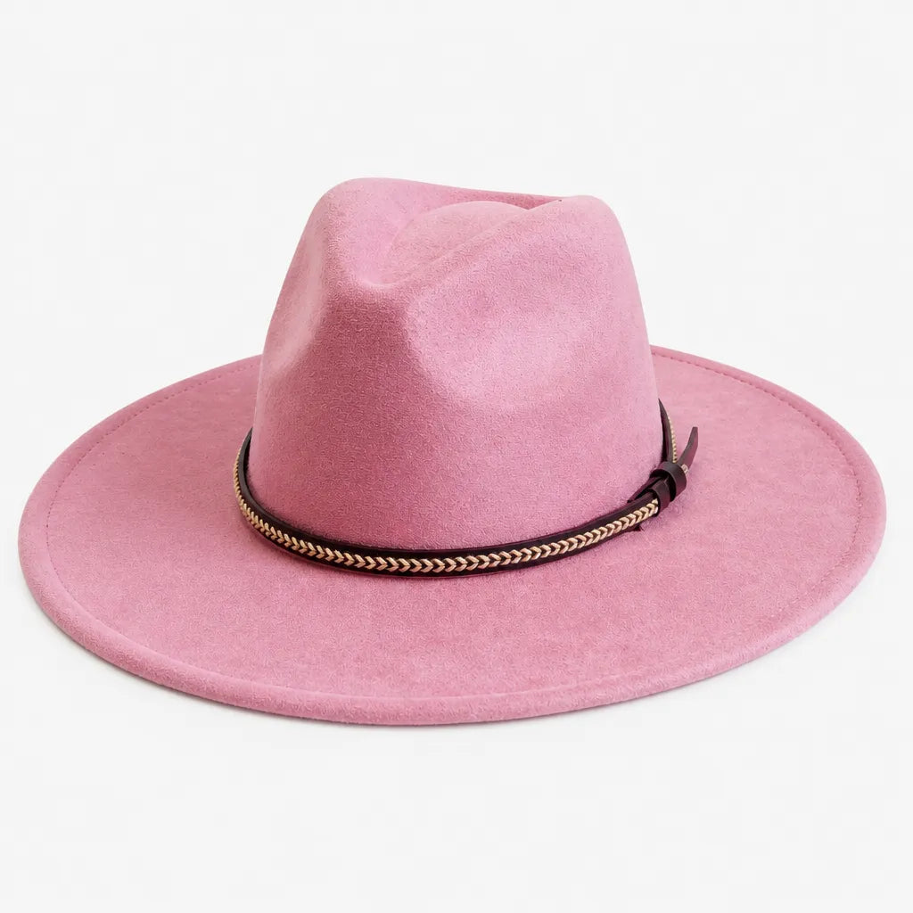 Chapeau Daim Homme - Vegan Large Bord Style Jazz