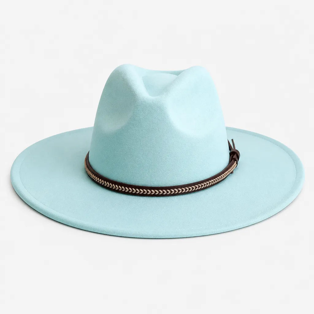 Chapeau Daim Homme - Vegan Large Bord Style Jazz