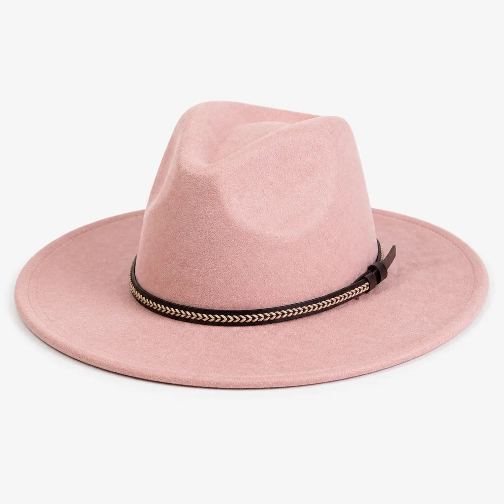 Chapeau Daim Homme - Vegan Large Bord Style Jazz