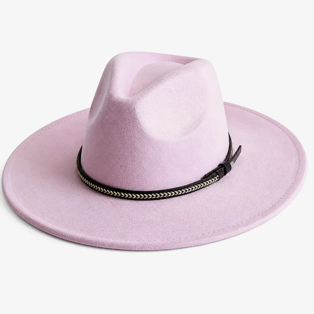 Chapeau Daim Homme - Vegan Large Bord Style Jazz