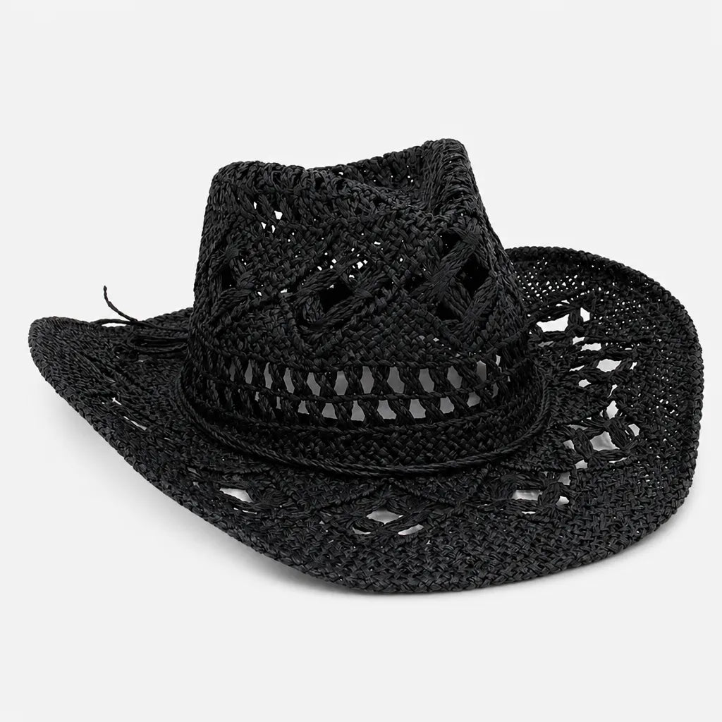Chapeaux Western Femme - Pliable et Ajoure pour les Vacances