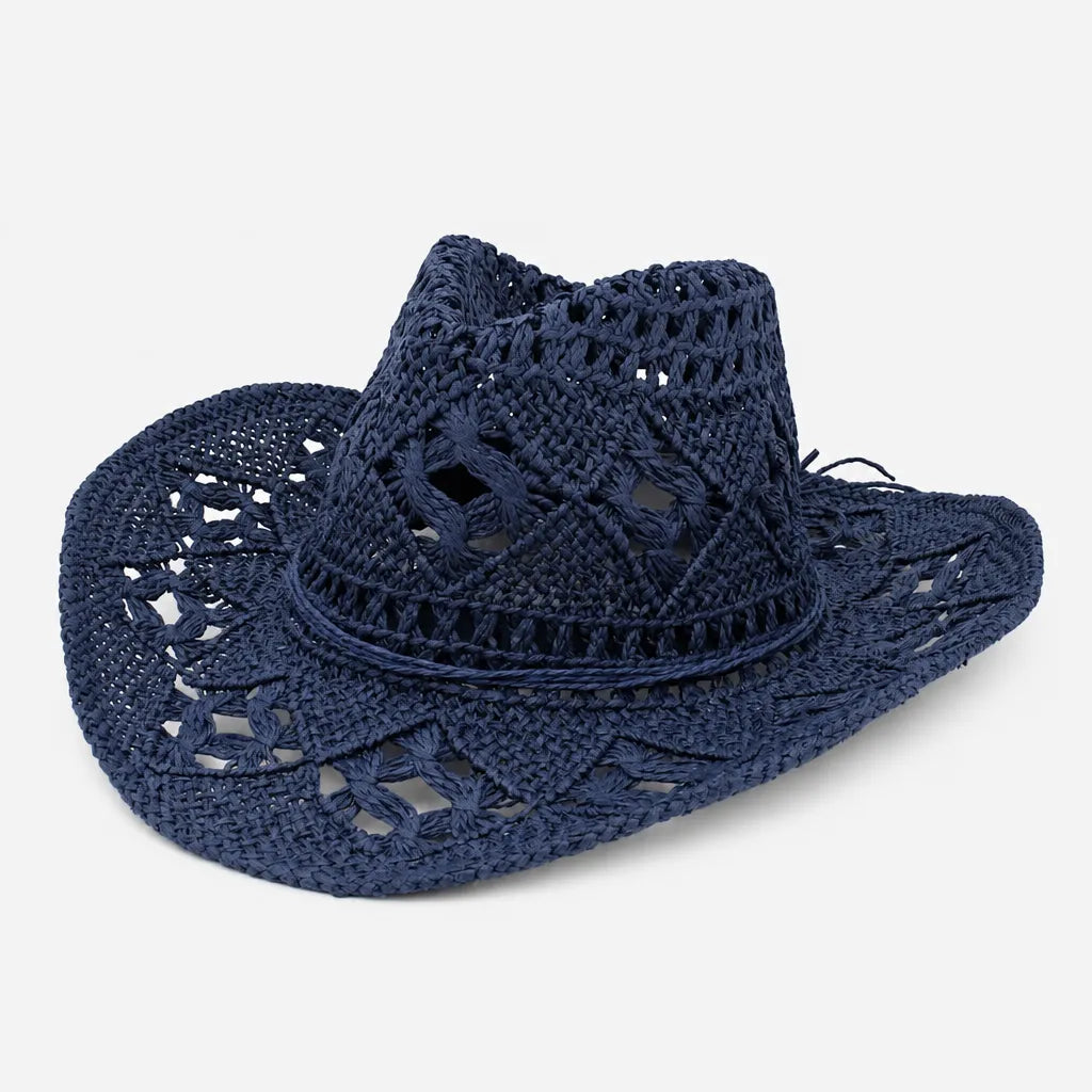 Chapeaux Western Femme - Pliable et Ajoure pour les Vacances