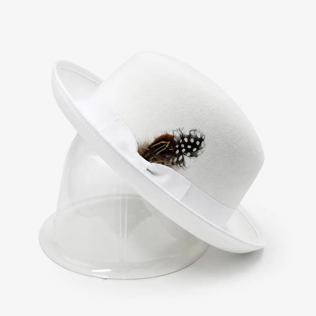 Chapeau Feutre Homme - Plume Style Gentleman Vintage