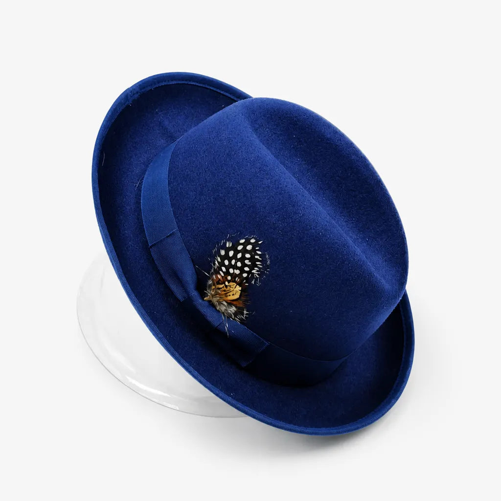 Chapeau Feutre Homme - Plume Style Gentleman Vintage