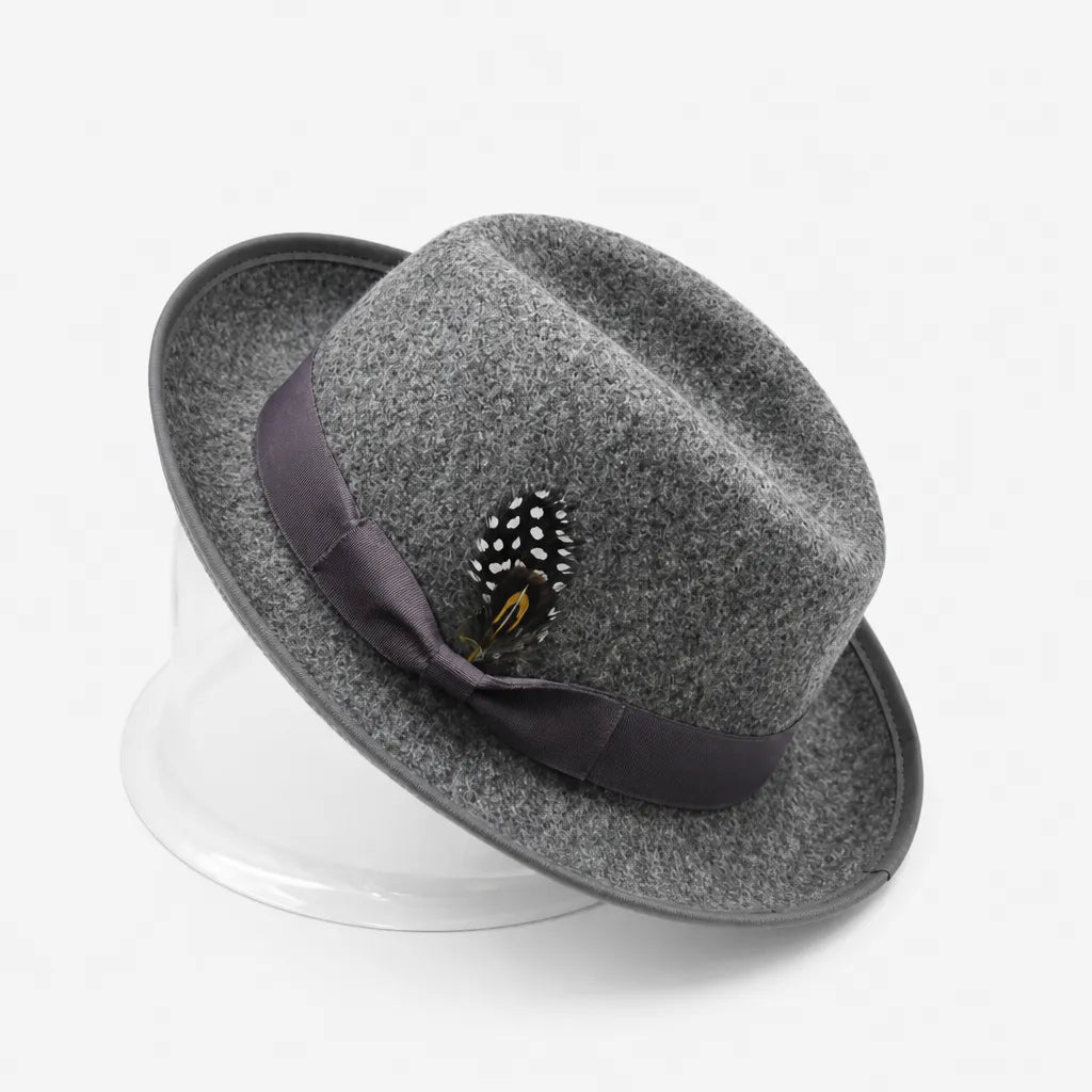 Chapeau Feutre Homme - Plume Style Gentleman Vintage