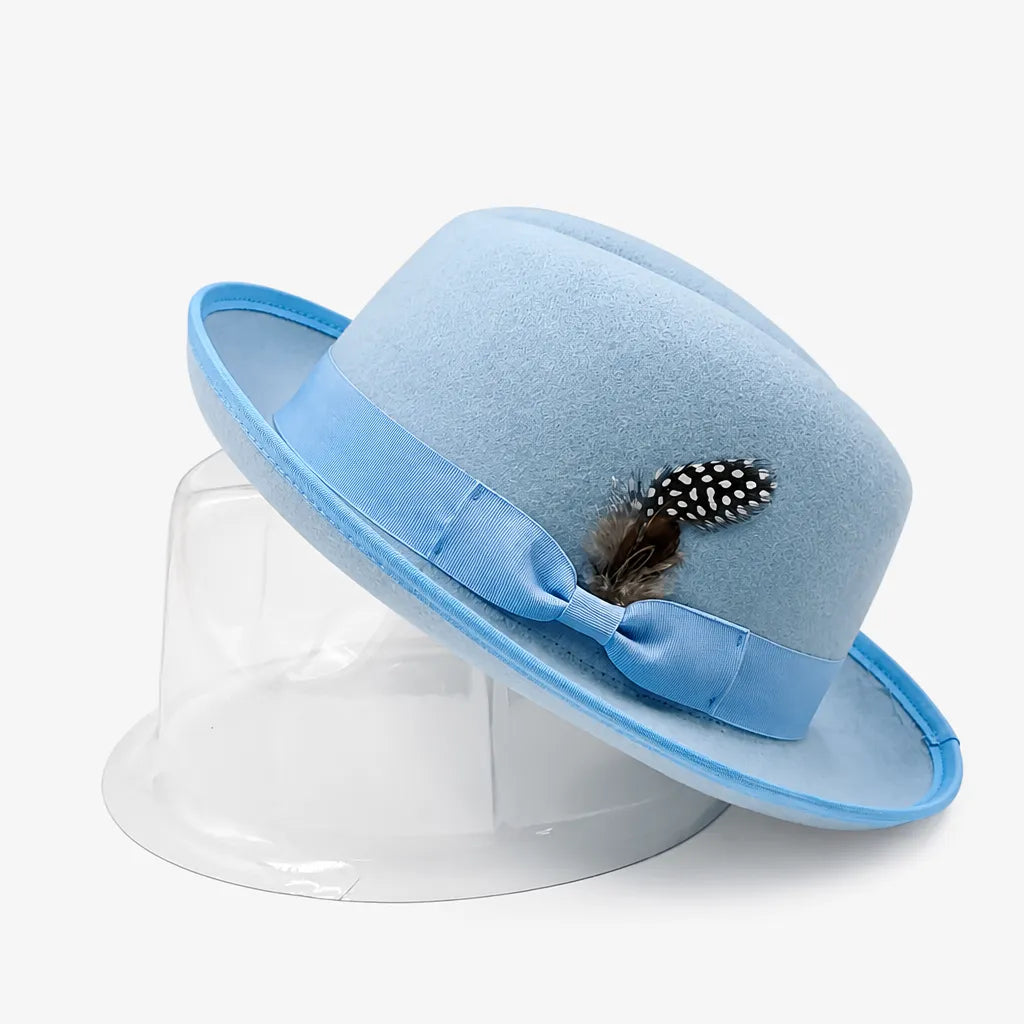Chapeau Feutre Homme - Plume Style Gentleman Vintage