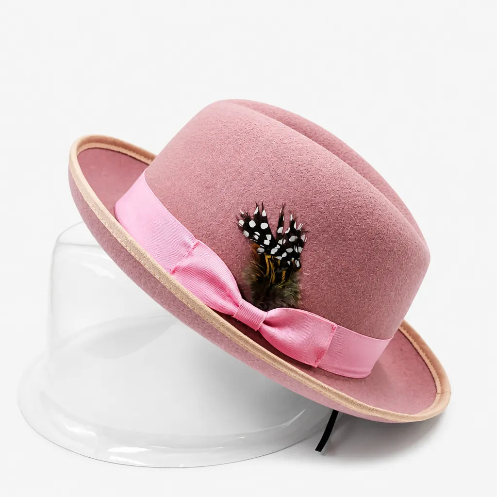 Chapeau Feutre Homme - Plume Style Gentleman Vintage