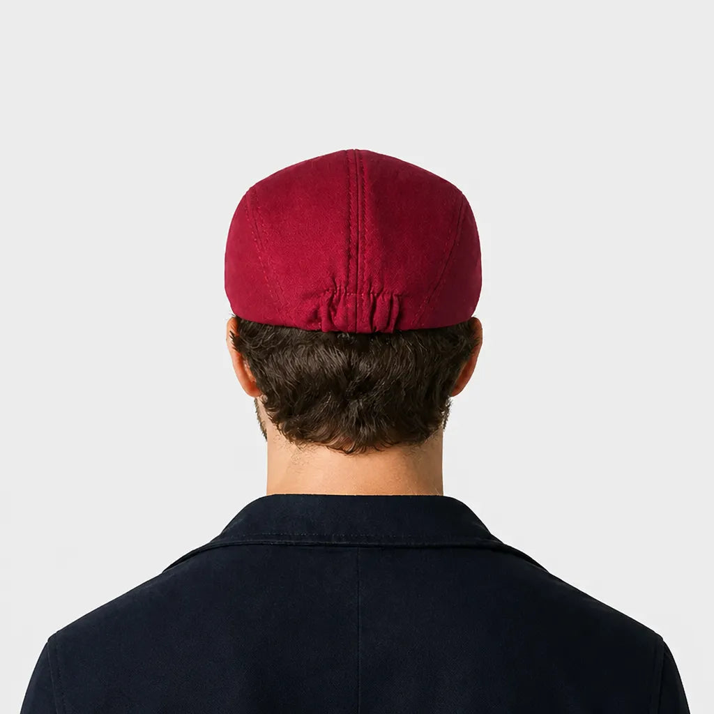 Beret Casquette Plate Homme - Style Artiste avec Doublure Satinee