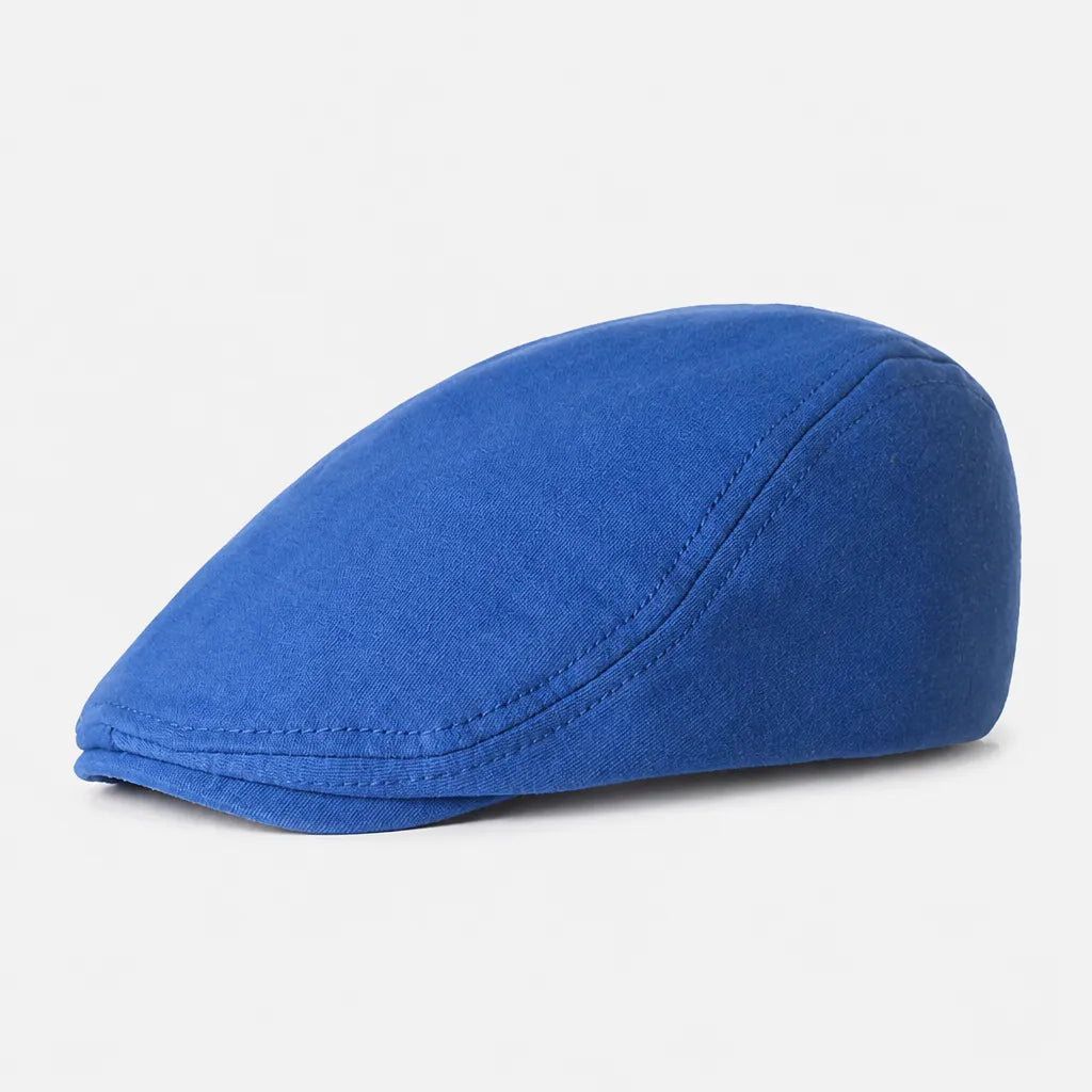 Beret Casquette Plate Homme - Style Artiste avec Doublure Satinee
