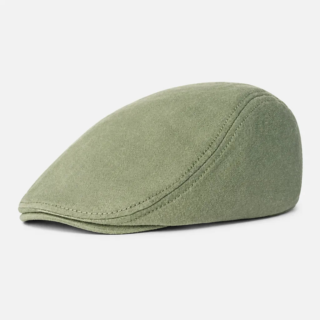 Beret Casquette Plate Homme - Style Artiste avec Doublure Satinee