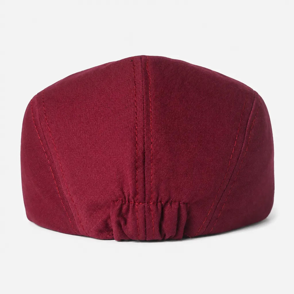 Beret Casquette Plate Homme - Style Artiste avec Doublure Satinee