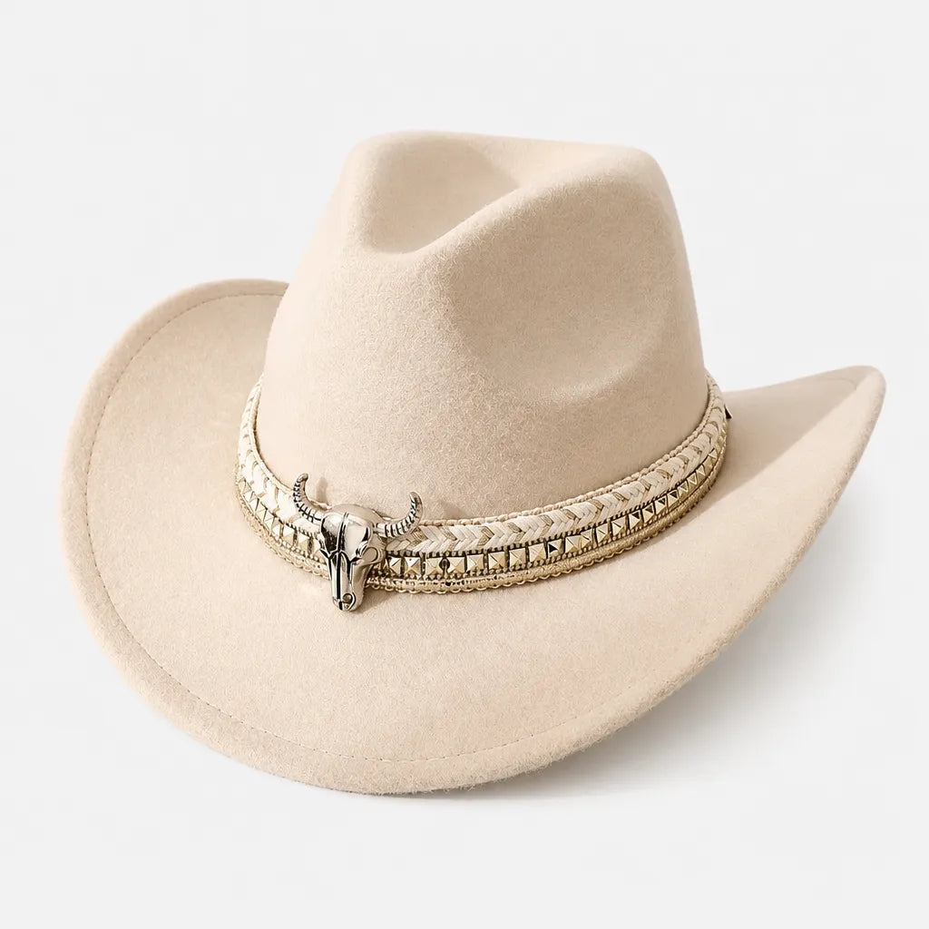 Chapeau Equitation Western - Feutre Coeur Homme et Femme