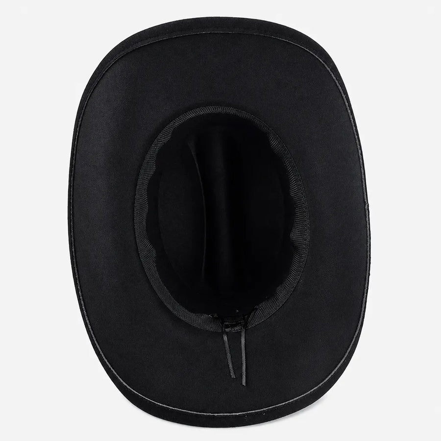 Chapeau Cowboy Western - Feutre a Large Bord Style Gentleman
