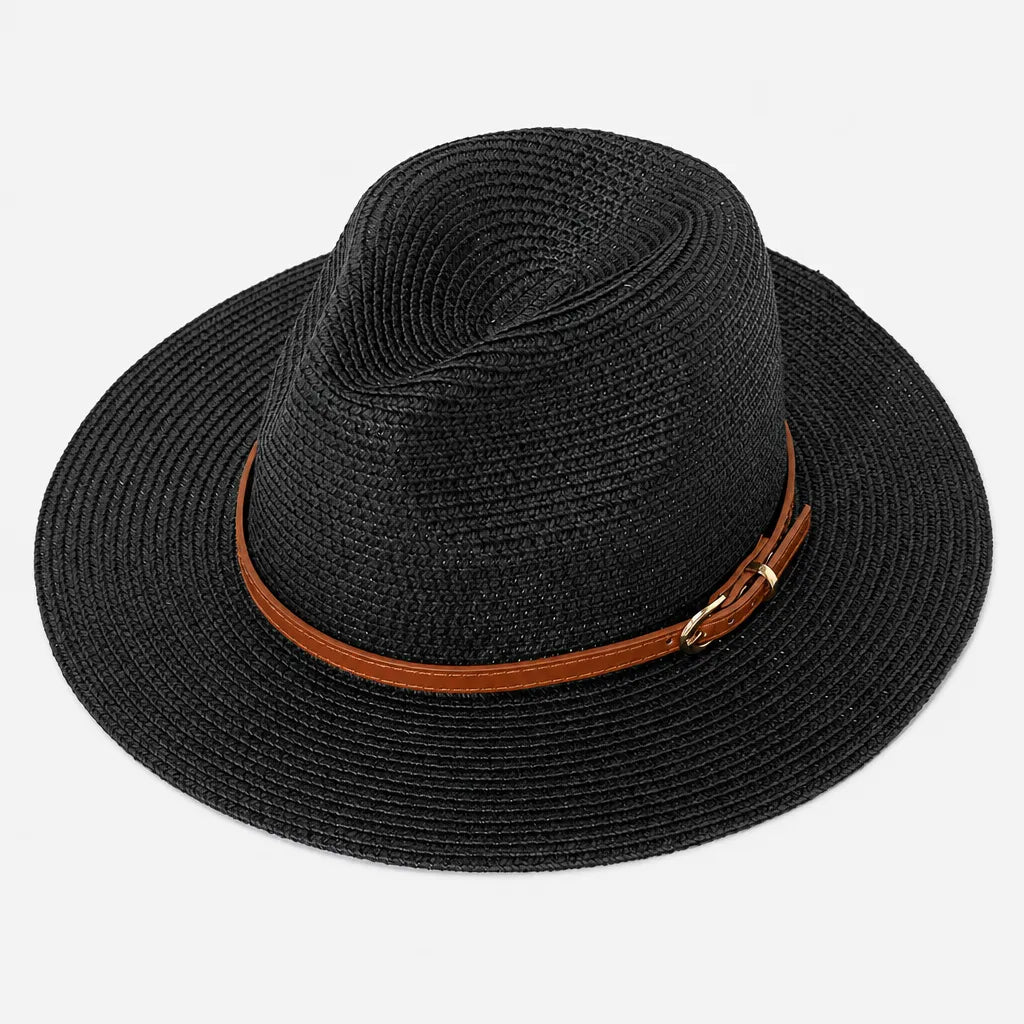 Chapeau Panama Femme - Paille Tissee pour Ete