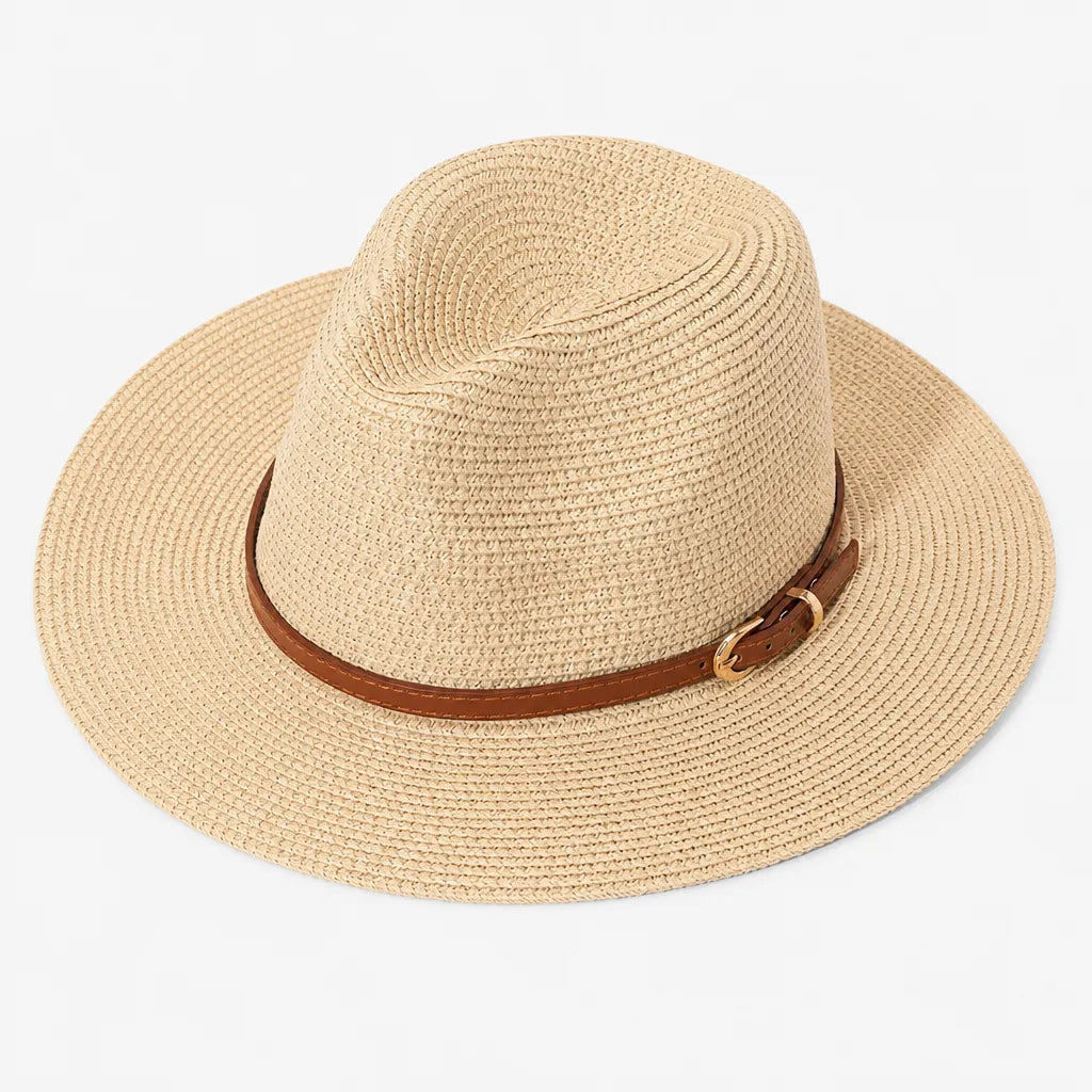 Chapeau Panama Femme - Paille Tissee pour Ete