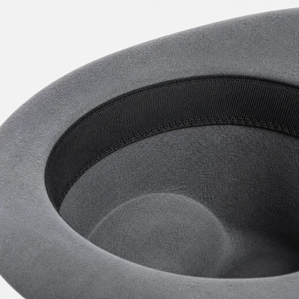 Chapeau en Laine Femme - Western Feutre a Ceinture Cloutee