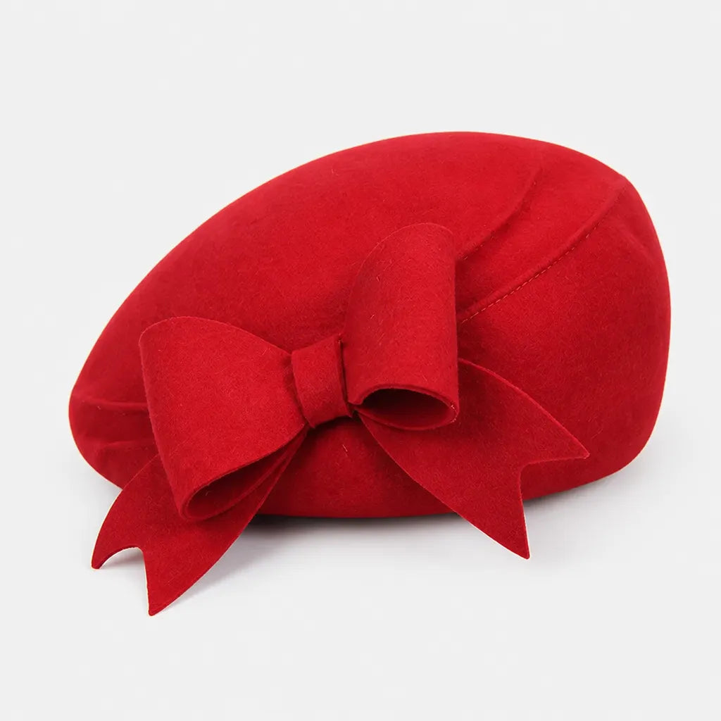 Chapeau Femme pour Mariage - Feutre Noeud Coreen