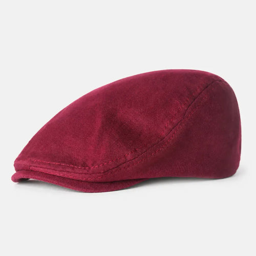 La boîte à chapeaux Beret Casquette Plate Homme - Style Artiste avec Doublure Satinee