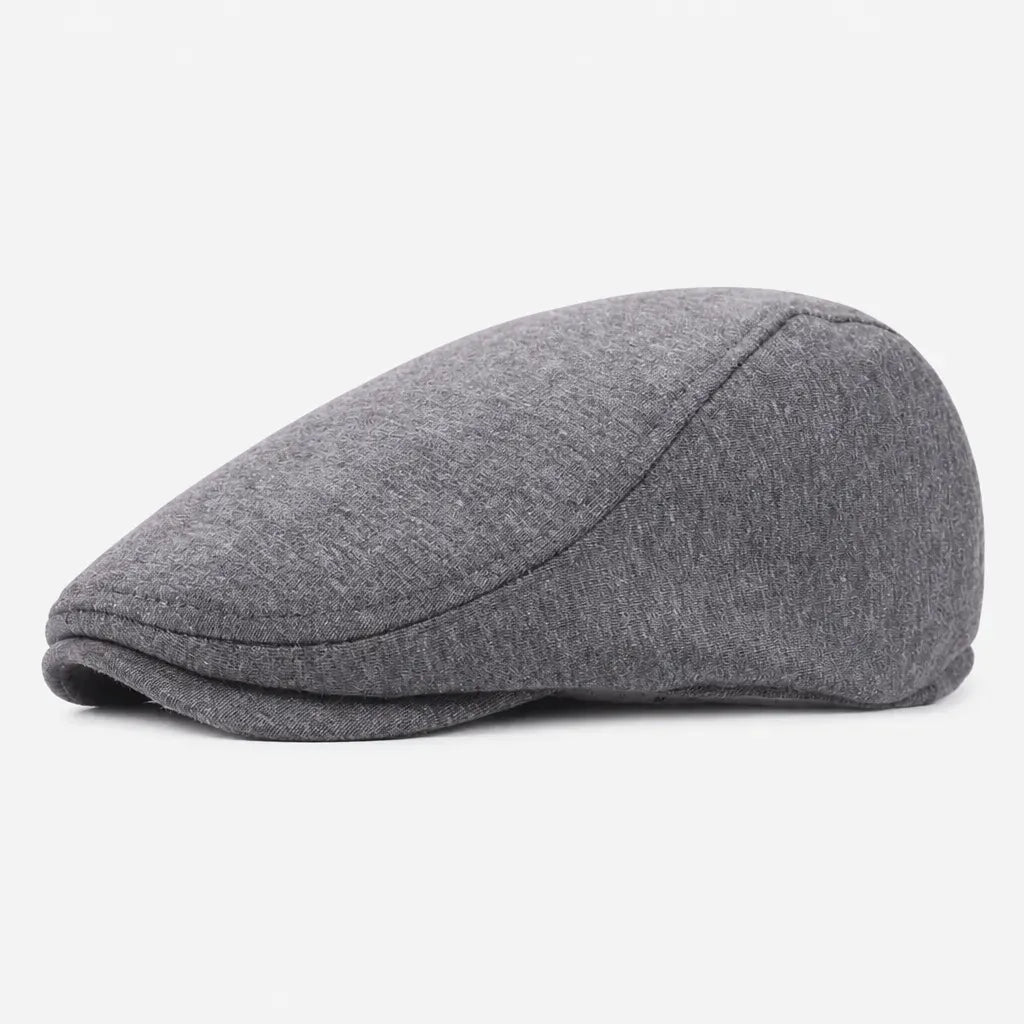 La boîte à chapeaux Beret Casquette Plate Homme - Style Artiste avec Doublure Satinee